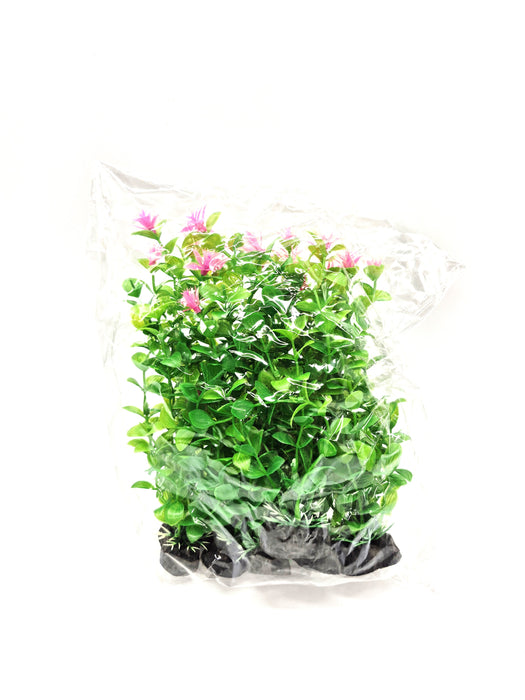 Plastic Plants 8" (pack of 10) Green/flower