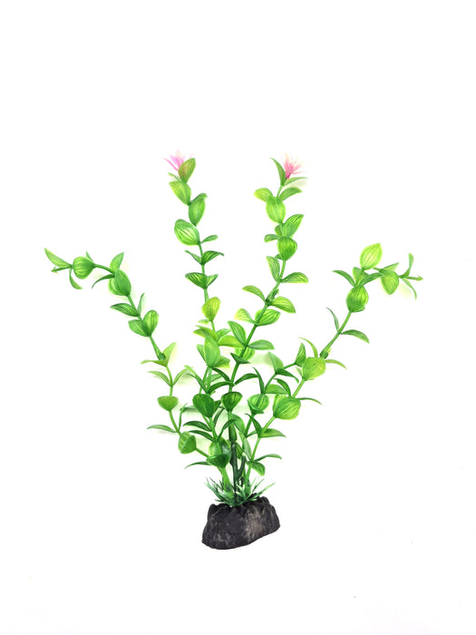 Plastic Plants 8" (pack of 10) Green/flower