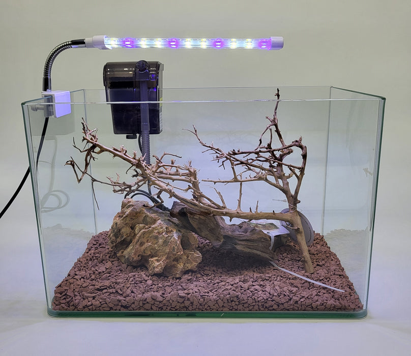 AP Curved Series Rimless Aquarium 3.18 gallon