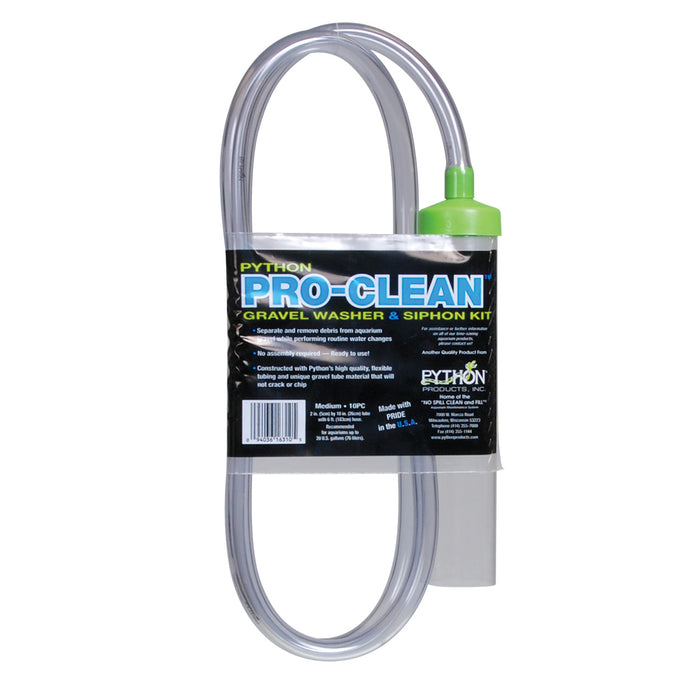 Python Pro-Clean Gravel Washer and Siphon Kit - Medium
