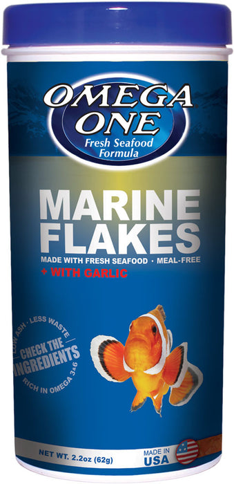 Omega One Garlic Marine Flakes 2.2oz (62g)