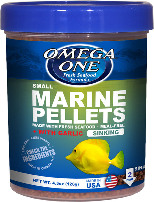 Omega One Garlic Marine Pellet 4.5oz
