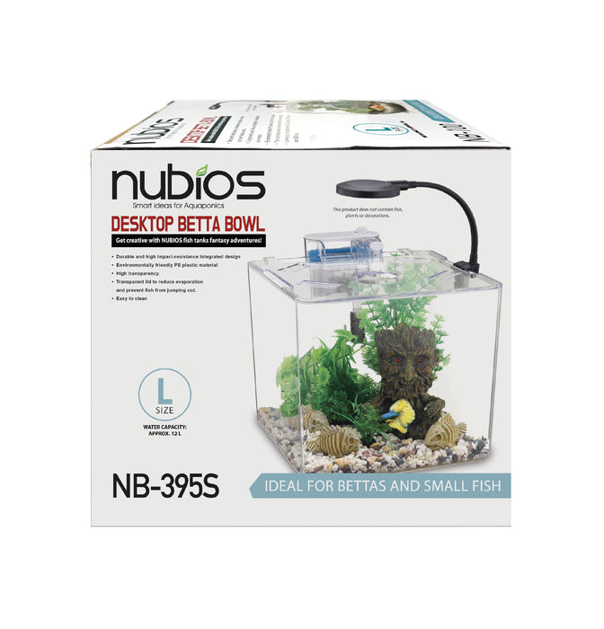 Nubios Desktop Betta Bowl-Square NB-395S