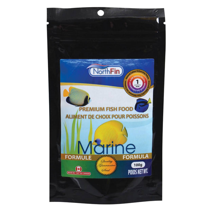 NorthFin Marine Formula, 100g of sinking pellets.
