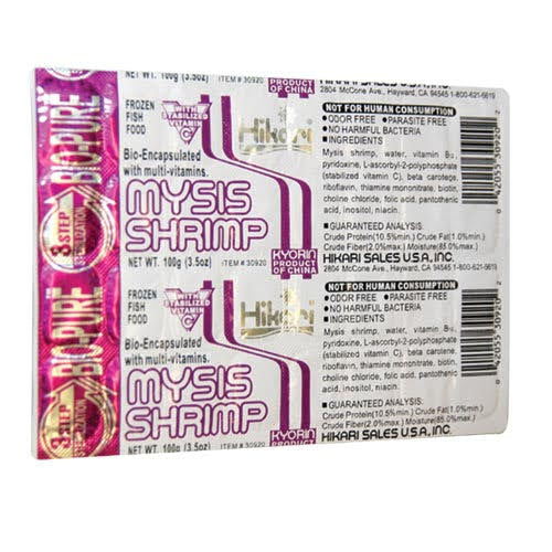 Hikari Bio-Pure Frozen Mysis Shrimp - 3.5 oz