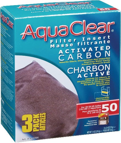 aquaclear carbon for 50 gallon filter