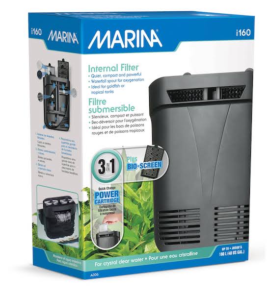 Marina i160 Internal Filter - 40 Gallon