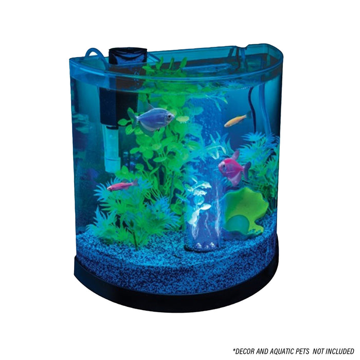 Tetra GloFish Half-Moon Bubbling Aquarium Kit