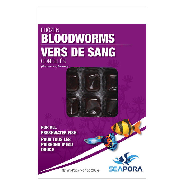 Copy of Seapora Frozen Bloodworms - 70 Cubes - 200g