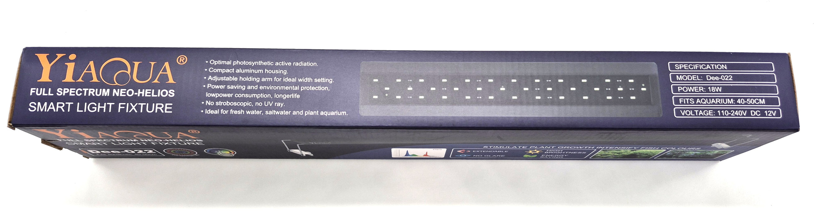YiaQua Full Spectrum Planted LED Light Dee-022 (16")