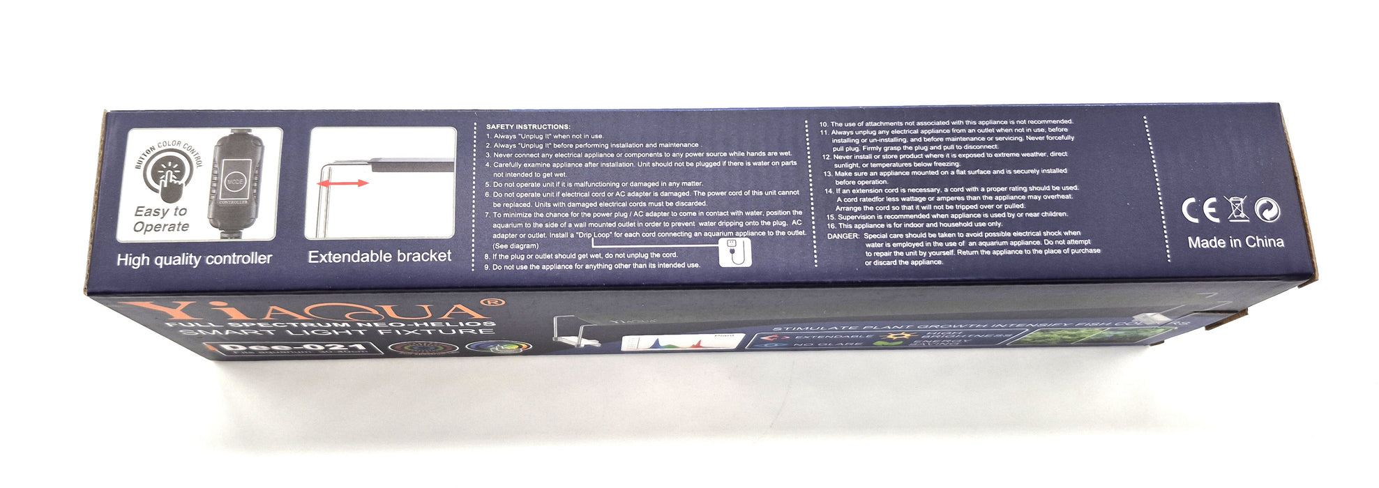 YiaQua Full Spectrum Planted LED Light Dee-021 (10")