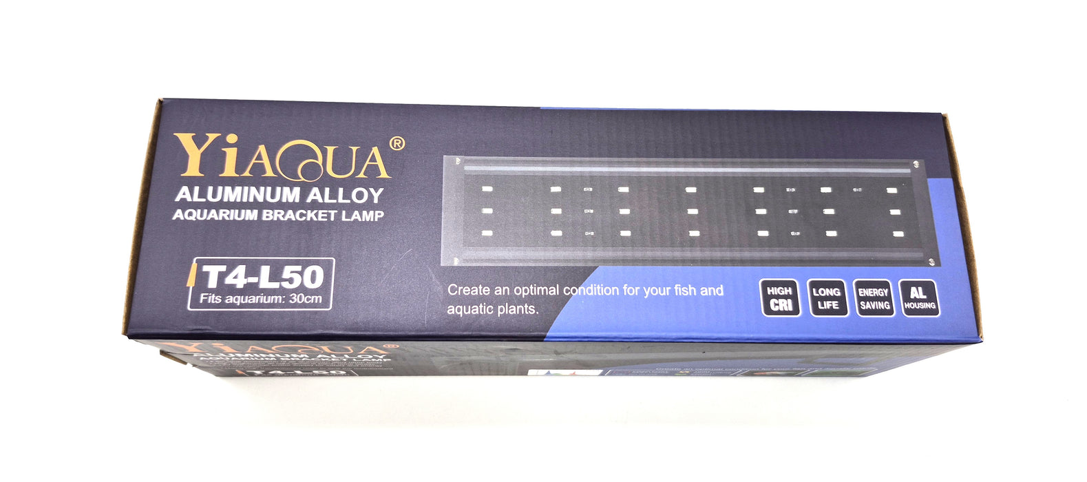 YiaQua Full Spectrum Planted LED Light T4-L50 (12")