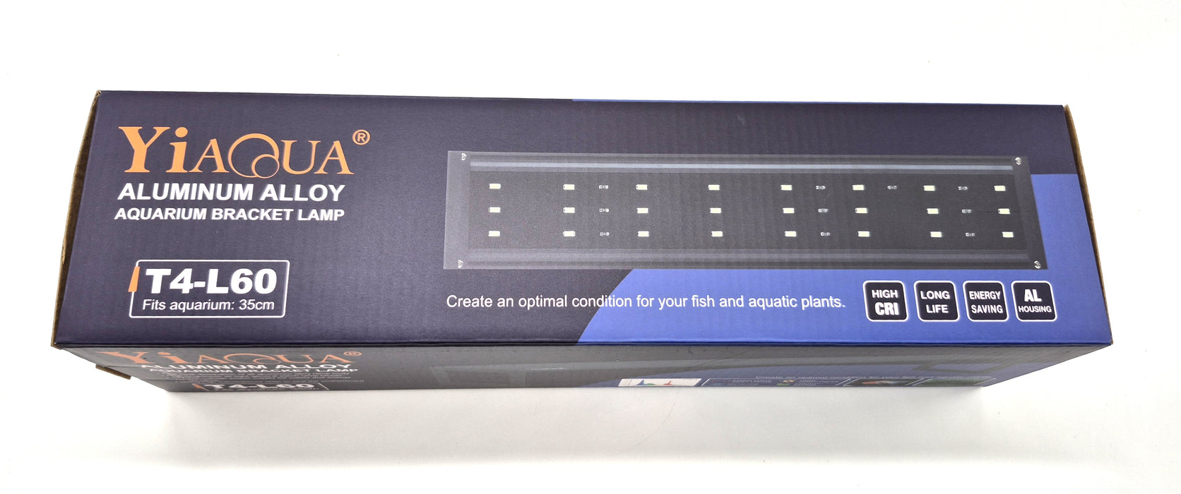 YiaQua Full Spectrum Planted LED Light T4-L60 (14")