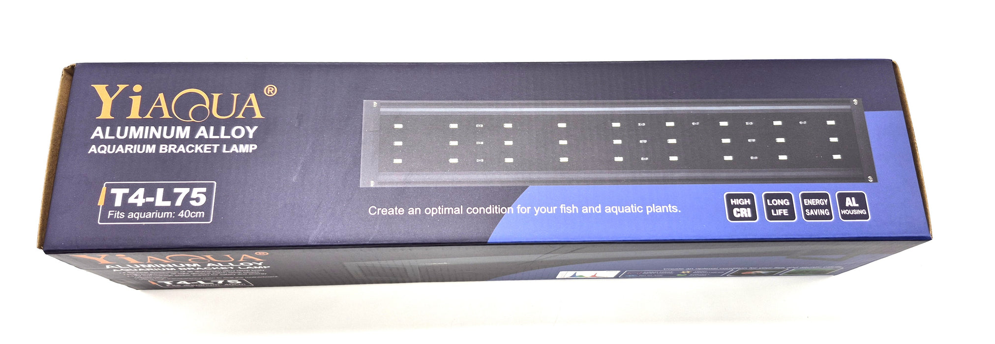 YiaQua Full Spectrum Planted LED Light T4-L75 (16")