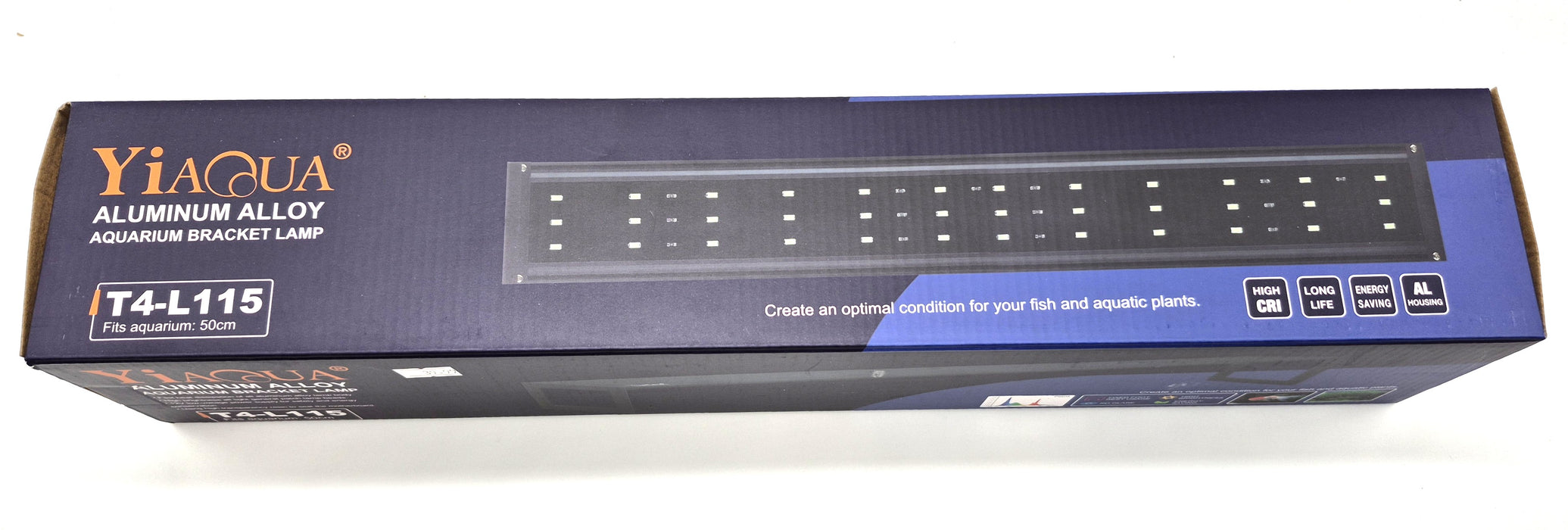 YiaQua Full Spectrum Planted LED Light T4-L115 (20")