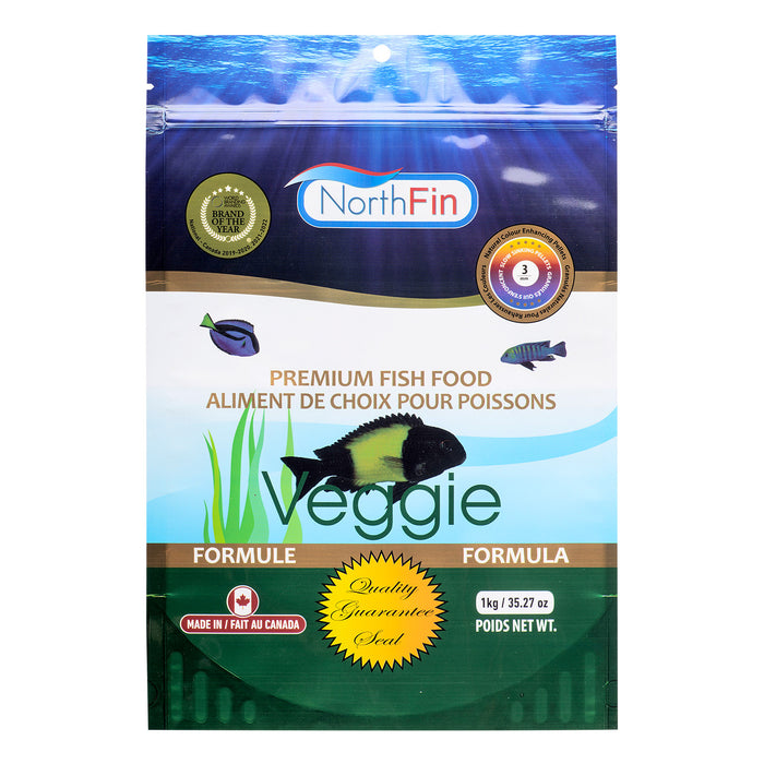 Northfin Veggie Formula 3mm - 1kg bag