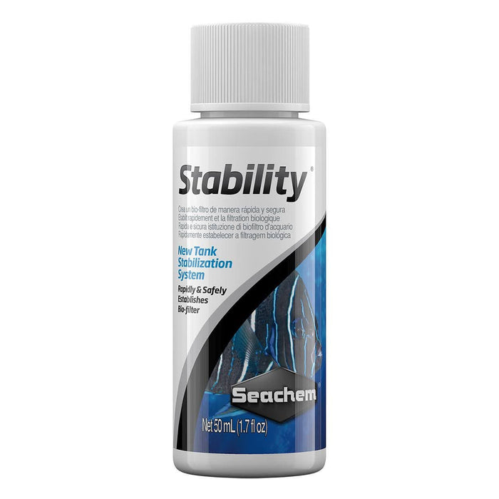 50 ml of Seachem stability used in new tanks.