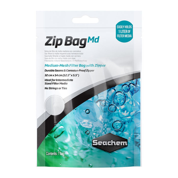 Seachem Zip Bag - Medium Mesh - 12.5" x 5.5"
