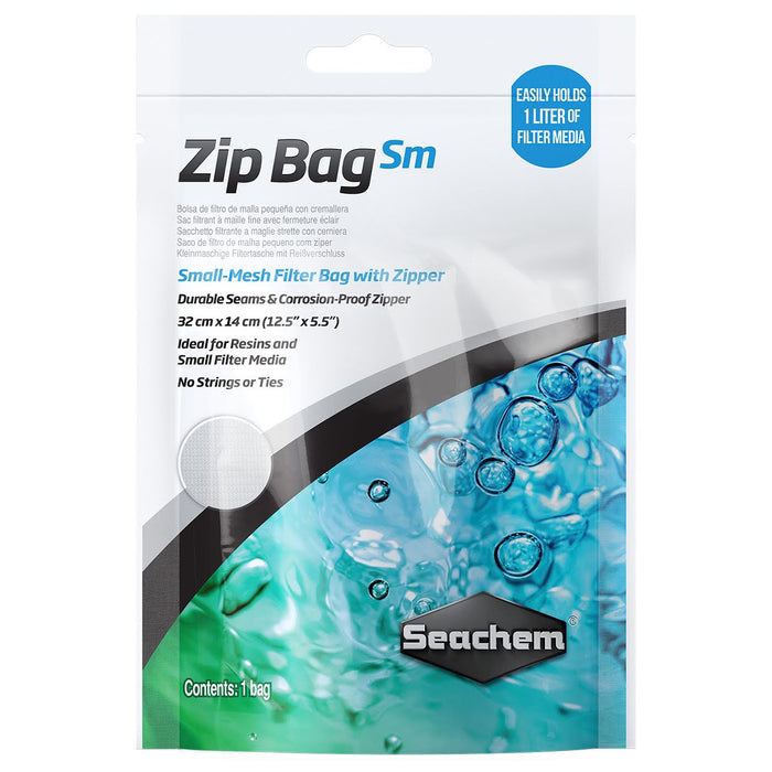 Seachem Zip Bag - Small Mesh - 12.5" x 5.5"