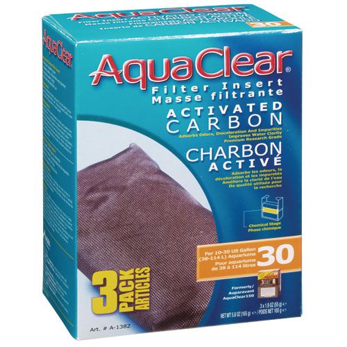 AquaClear 30 Carbon Inserts - 3pk