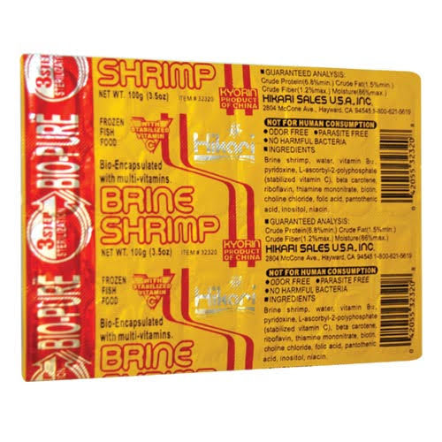 Hikari Frozen Brine Shrimp Cubes - 3.5oz