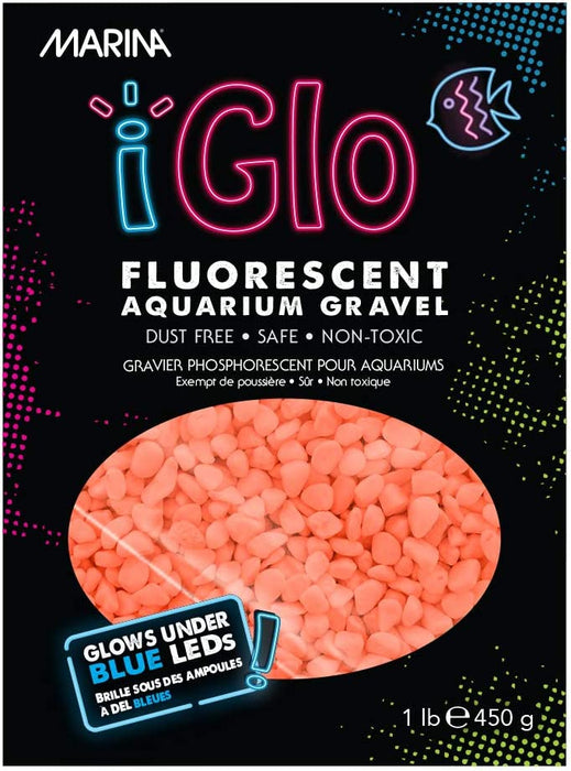 Marina iGlo Fluorescent Aquarium Gravel - Orange