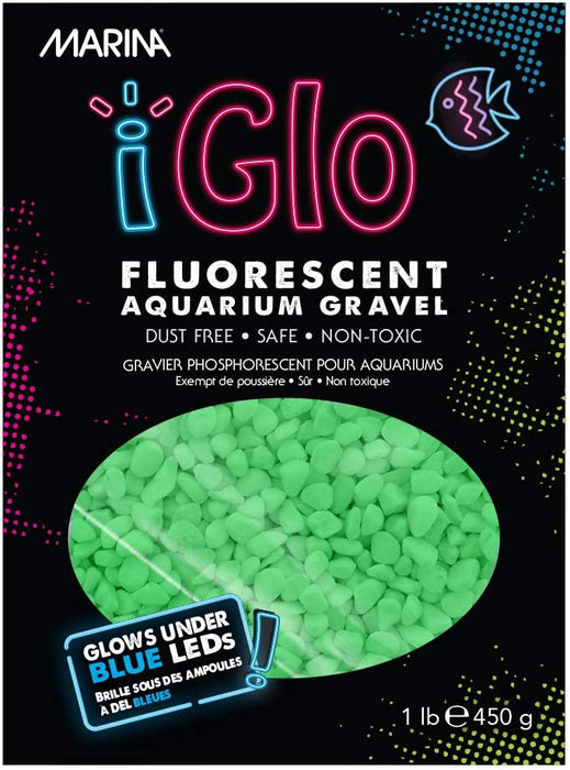 Marina iGlo Fluorescent Aquarium Gravel - Green