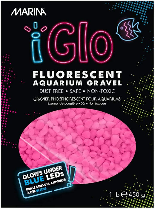 Marina iGlo Fluorescent Aquarium Gravel - Pink